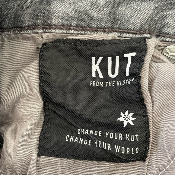 Kut from the Kloth Toothpick Skinny Jeans, Black wash, Women Size 4 - Picture 5 of 10